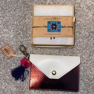 Brand new bracelet and key chain wallet